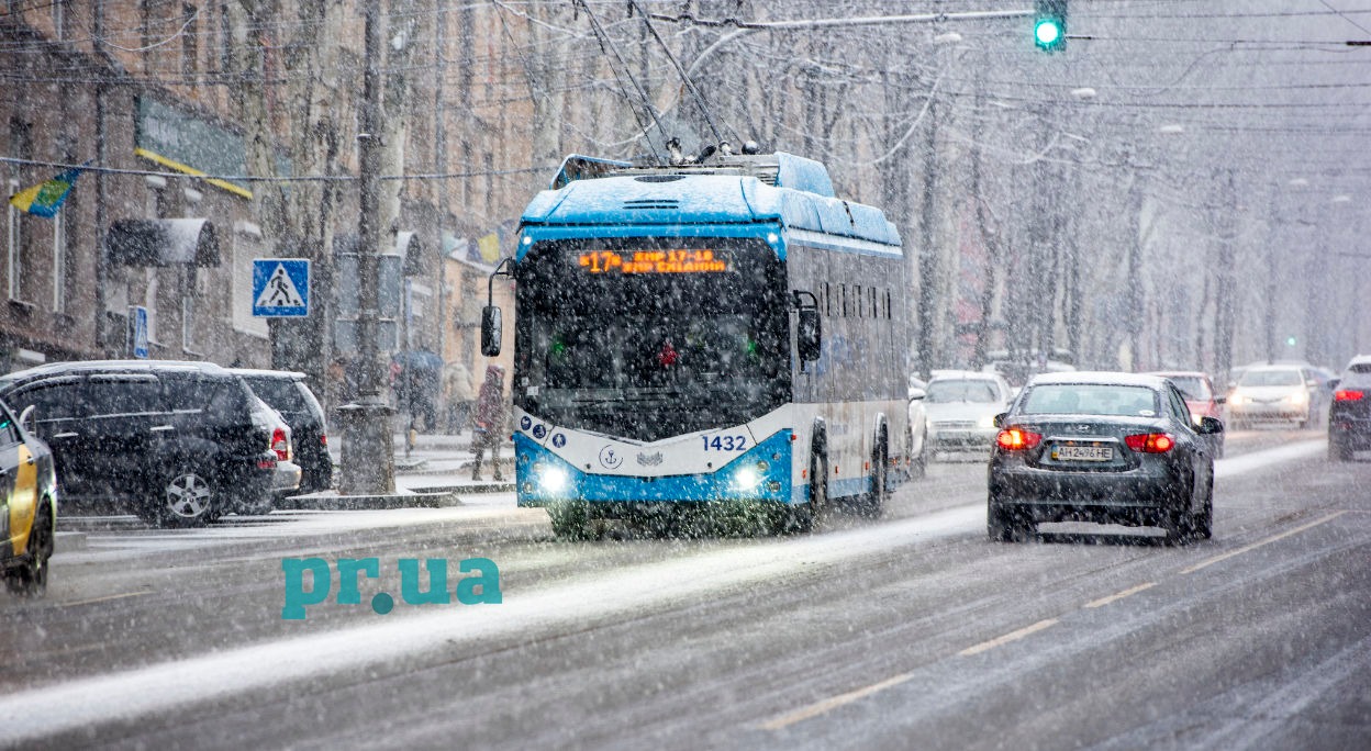 На Лівобережжі Маріуполя обмежено рух тролейбусів